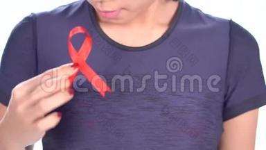 世界艾滋病日认识彩带