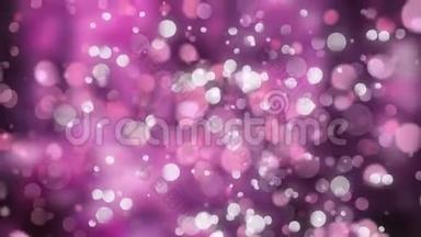 背景中的粉色和紫色bokeh光效应