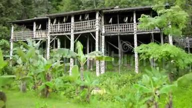 部落婆罗洲的房子