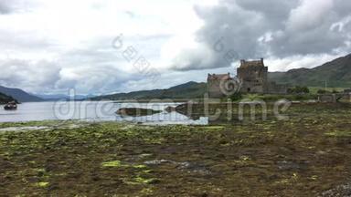 4K超高<strong>清风</strong>景如画的苏格兰艾琳多南城堡