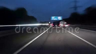 德国A66高速公路的时间推移