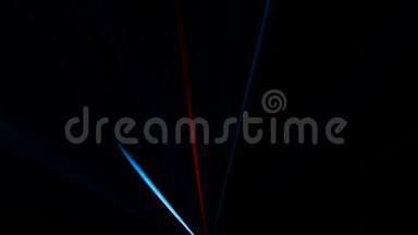 发光光束技术射线蓝色照明线