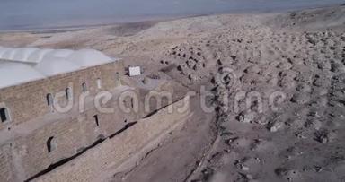 以色列Judean沙漠的Nabi Musa遗址和清真寺。 <strong>先知</strong>摩西之墓