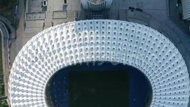 基辅奥林匹克体育场2019年6月夜景