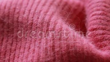 红色羊毛精纺毛衫图案.. 可以用作背景。