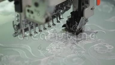 自动缝纫机和服装项目，缝纫机和缝纫配件的细节