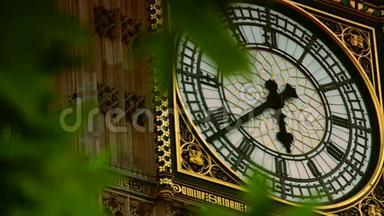 伦敦天际线伊丽莎白塔时钟-大本钟