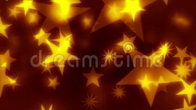 Chri Stars/1080p明星和圣诞视频背景循环
