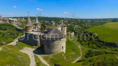 乌克兰城堡堡垒空中录像