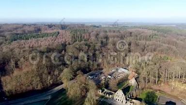 比尔斯修道院遗址，一个古老的西斯特西亚修道院，比利时