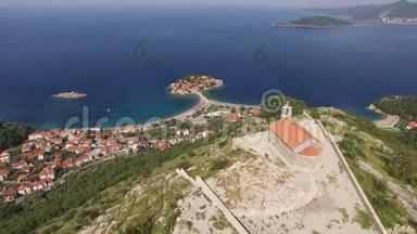 黑山圣萨瓦教堂，靠近Sveti Ste岛