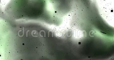 4k，4096，25fps空间软液体塑状星云的无缝循环视频