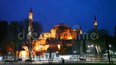 伊斯坦堡圣索菲亚之夜