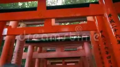 日本京都Fushimi Inari神殿红门