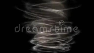 抽象龙卷风粒子烟花烟雾能量射线激光空间背景。