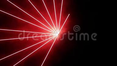 红色激光光束射线运动背景
