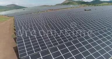 太阳能电池板能源电力建筑安装
