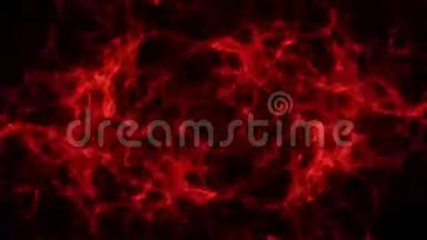 红蓝外层空间霓虹灯室环境图形元素红电雷区运动背景