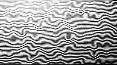 斑马<strong>线图</strong>案运动动画背景。 4k. 在白色背景上，在一个圆圈里。 波浪，黑白，变形。