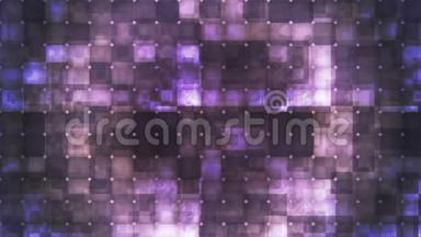 闪烁<strong>高科技</strong>立体钻石光图案，紫色，抽象，可循环，4K