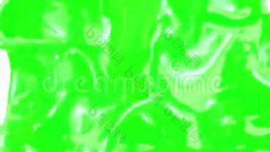 动画绿车油漆浇注和填充<strong>屏</strong>幕。 阿尔法通道包括使用卢马哑光。 3D渲染视图18