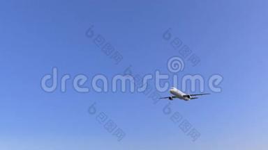 <strong>商务</strong>飞机抵达贝洛奥里藏特<strong>机场</strong>。 前往巴西概念4K动画