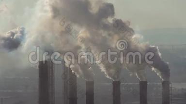 冶金工业企业对大气的污染。