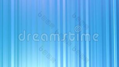 抽象简单的蓝紫低聚三维窗帘作为未来的环境。 软几何低聚运动背景