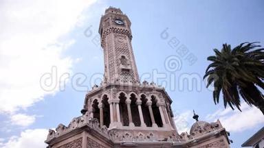 伊兹密尔市中心钟楼。土耳其