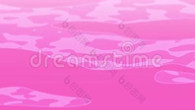 缩粉红色液体运动背景.. 魅力概念。 8K无缝循环动画