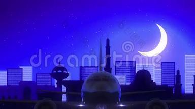 马斯喀特阿曼航空公司搭乘月夜蓝天航线