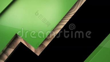 绿色木质剪贴板.