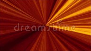 发光射线覆盖橙色光束的运动效应