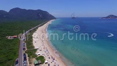 天堂海滩，美丽的海滩，世界各地美妙的海滩，格鲁马里海滩，巴西里约热内卢