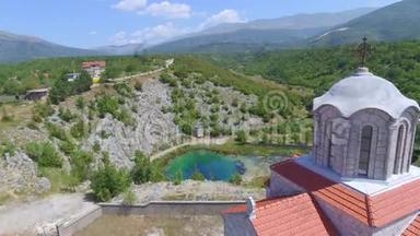 克罗地亚的Cetina水源泉
