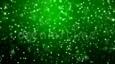 视频动画-圣诞彩灯-绿色