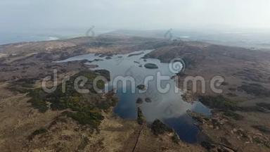 多恩堡的鸟瞰波图-多恩加尔郡-爱尔兰