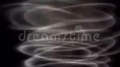 抽象龙卷风粒子烟花烟雾能量射线激光空间背景。