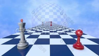 国际关系（国际象棋隐喻）。