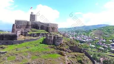 贾克里城堡中世纪城堡综合体在阿哈尔齐基，拉巴蒂城堡，格鲁吉亚。 洛美萨城堡