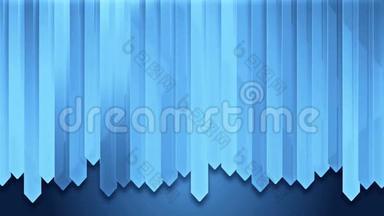 动态蓝木条墙设计板
