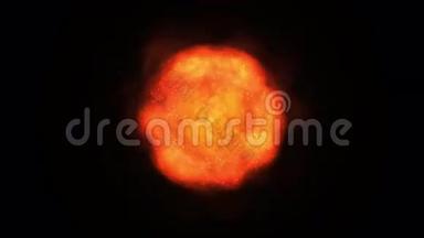 太阳火球星系爆炸空间能量壮观科学。