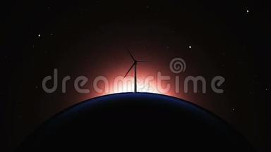 行星和风力发电