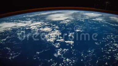 从国际空间站上看到<strong>地球</strong>。 从太空观测到美丽的<strong>地球</strong>。 美国宇航局从太空发射<strong>地球</strong>