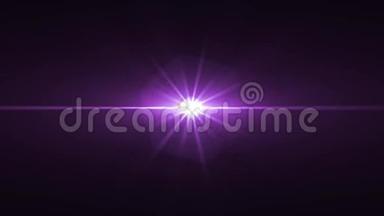 闪光褪色移动紫光标志光学镜头星光耀斑闪亮动画循环背景<strong>新品</strong>质自然