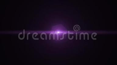 闪光褪色移动紫光标志光学镜头星光耀斑闪亮动画循环背景<strong>新品</strong>质自然