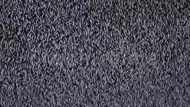 噪音电视背景。 电视屏幕由于信号接收不良而产生<strong>静态</strong>噪声。 <strong>静态</strong>电视屏幕