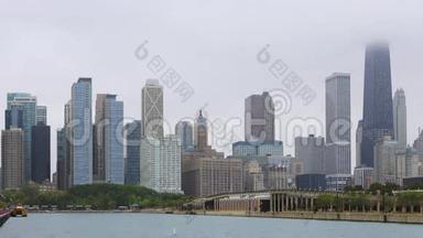 伊利诺伊州芝加哥市区4K超高清时间间隔