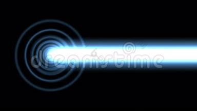 旋转技术能量圈界面场发射射线激光，时间隧道发射光。