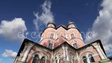 丹斯考伊修道院。 中世纪的<strong>俄罗斯教堂</strong>。 莫斯科，<strong>俄罗斯</strong>